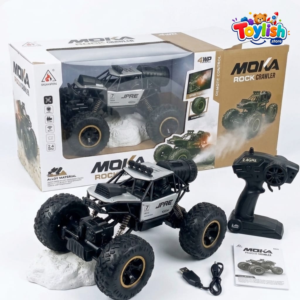 MOKA Camera RC Rock Crawler Car – App Control