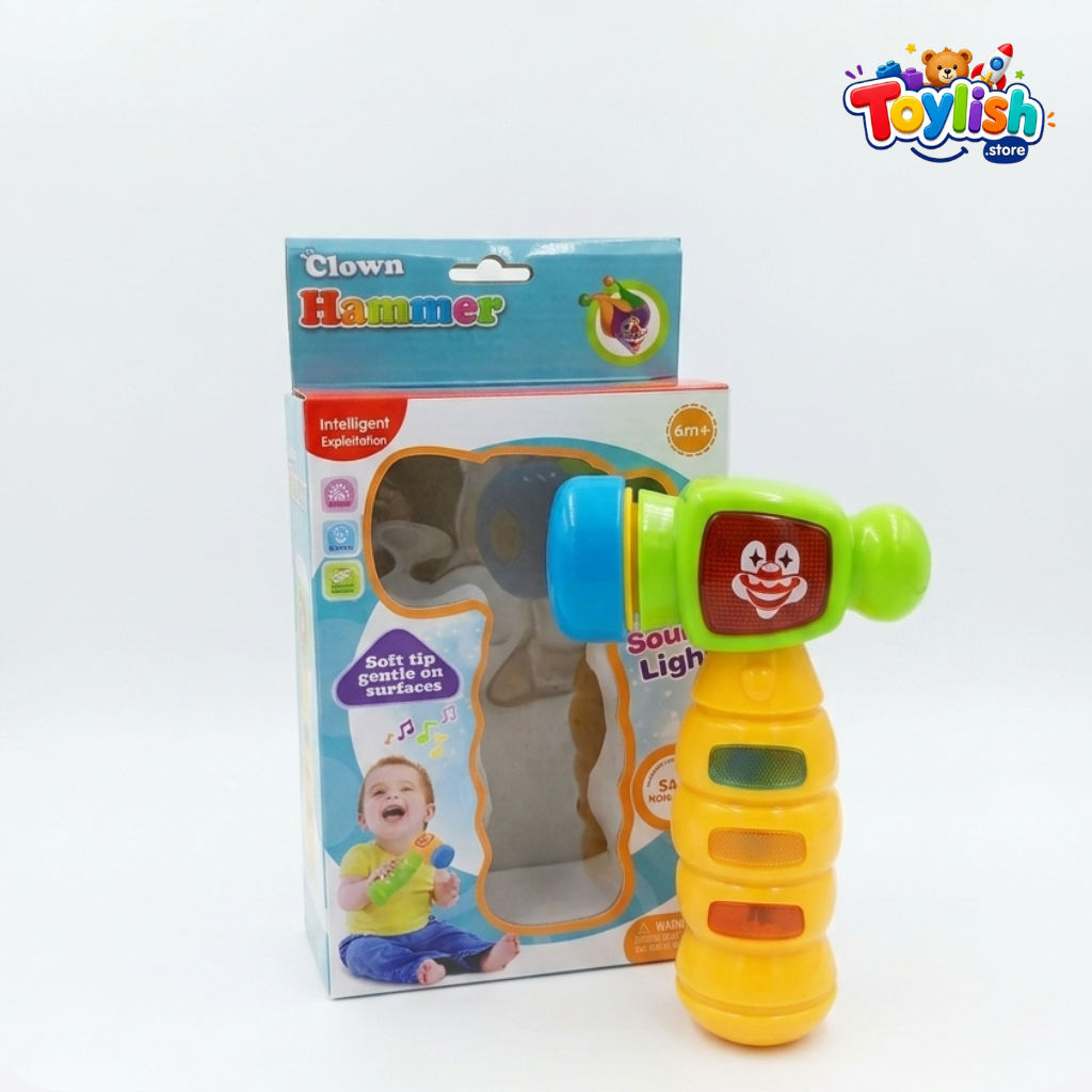 Clown Hammer Baby Toy