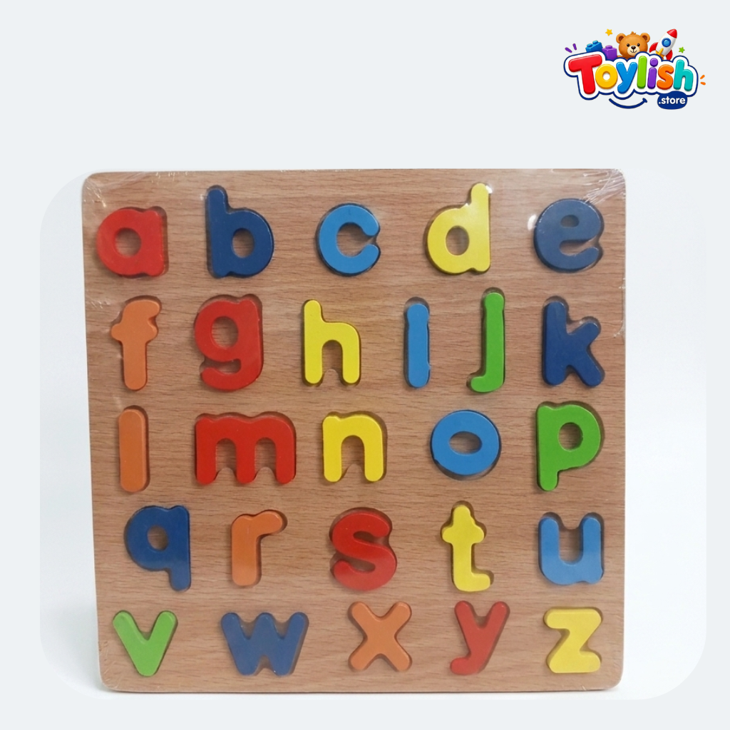 Wooden Alphabet Puzzle Board