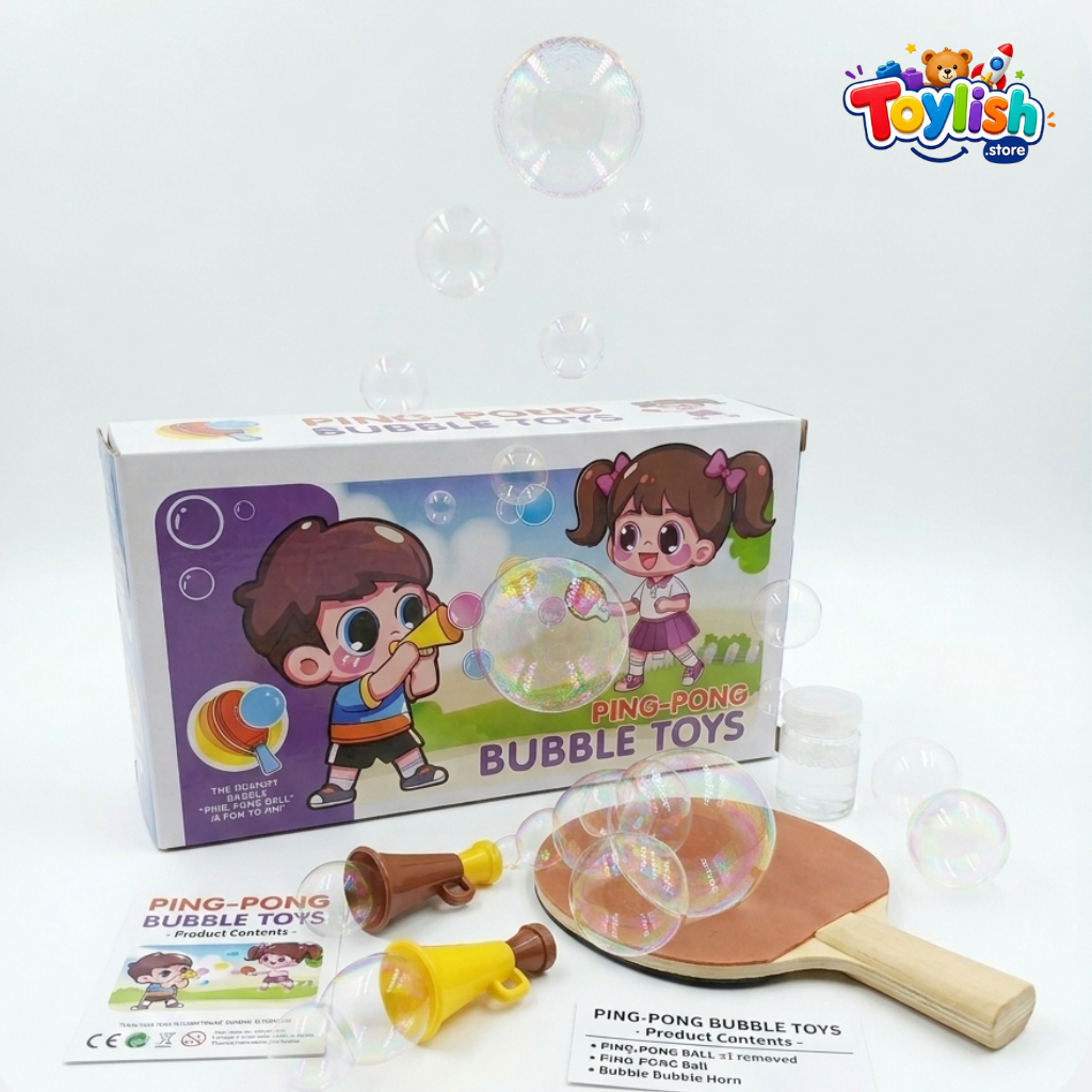 Ping Pong Bubble Toys Set
